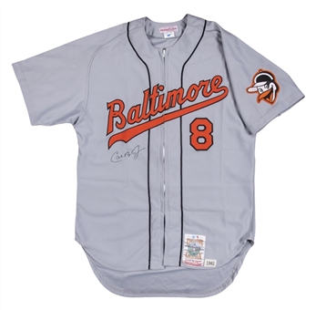 1995 Cal Ripken Jr. Game Used and Signed Baltimore Orioles "Turn Back The Clock" Mitchell & Ness Road Jersey (Ripken LOA) 